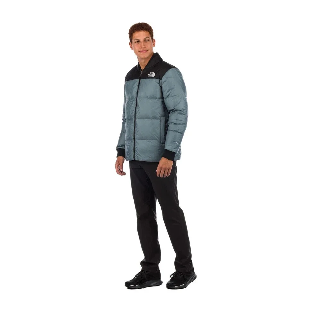 The North Face Nordic Puffer Jacket Men's Large Gray Long Sleeve Full Zip ONF450